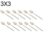 12 Pack Wool Grinding Heads for Rotary Polishing and Grinding