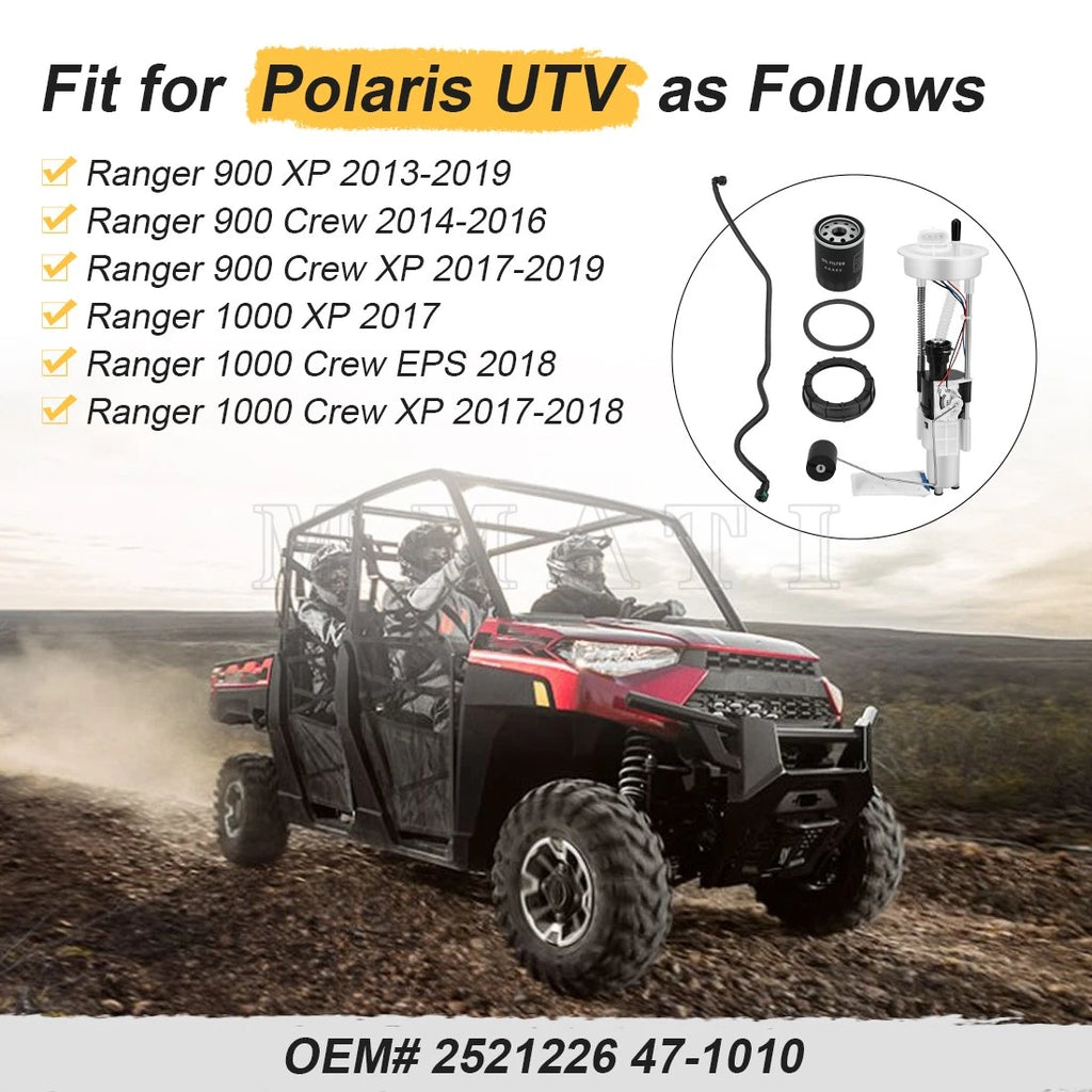 Fuel Pump & Line & Oil Filter for Polaris Ranger 900 1000 (2013–2019) 2521226
