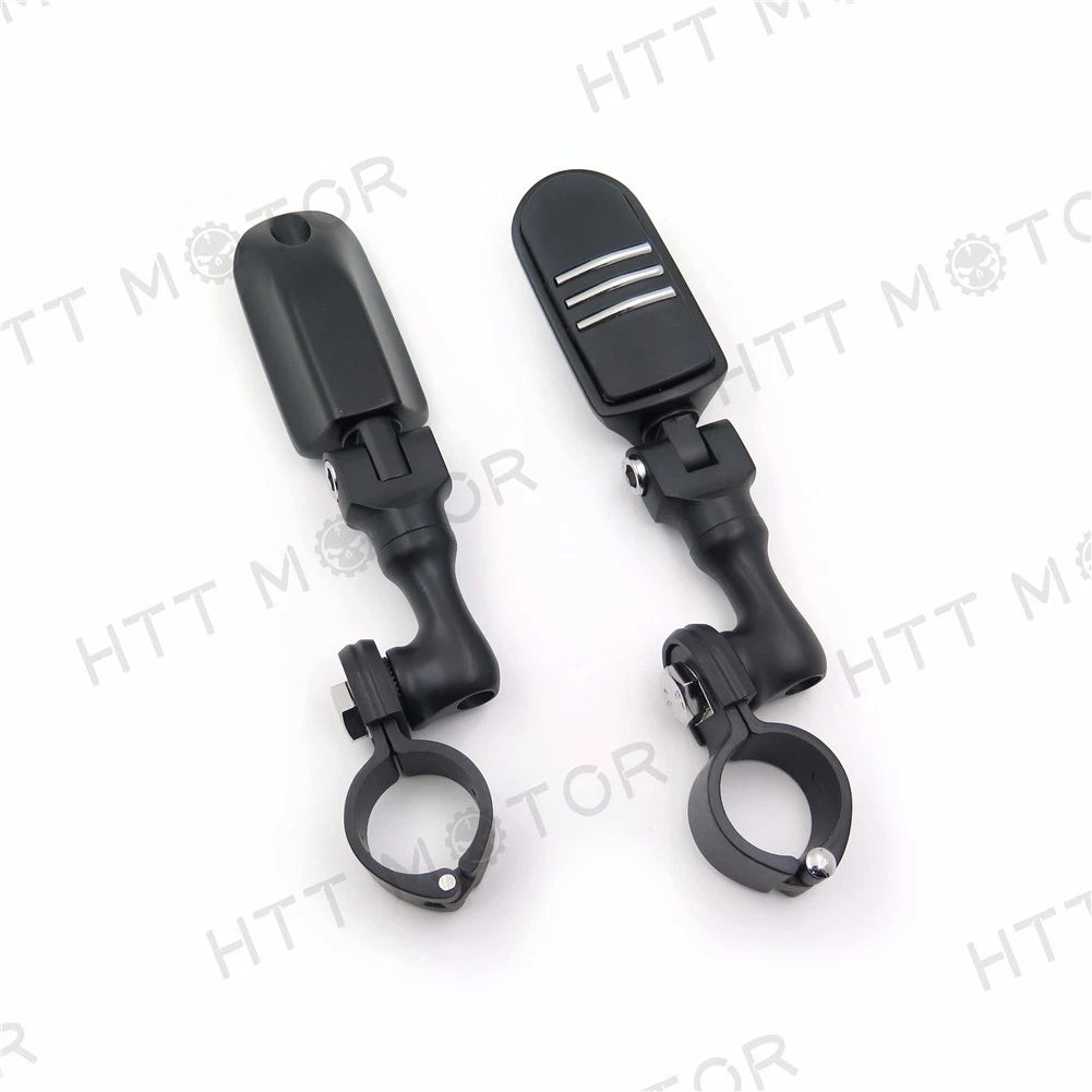 HTTMT Adjustable Foot Peg for Triumph Rocket (1.5", Black)