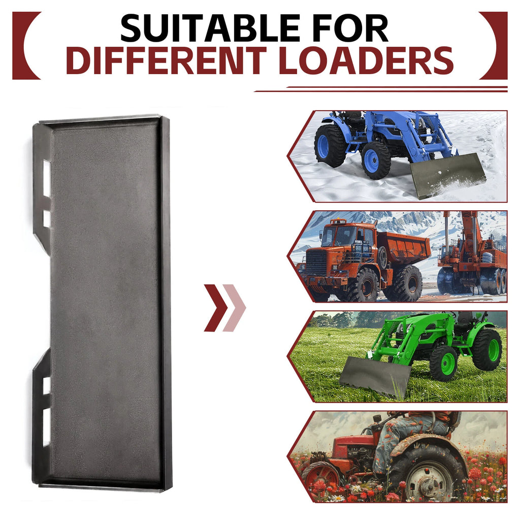 Quick Tach Mount Plate Adapter for Bobcat Skid Steer Loader