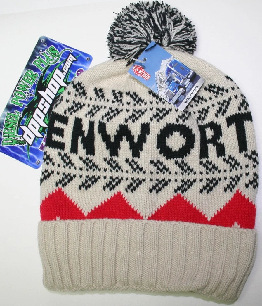 POM Beanie Hat for Kenworth Truck (KW Semi)