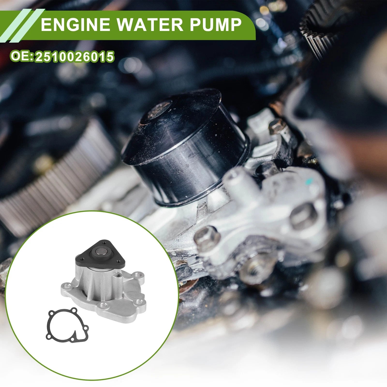 Engine Water Pump for Hyundai Elantra (2000–2006) No. 2510026015