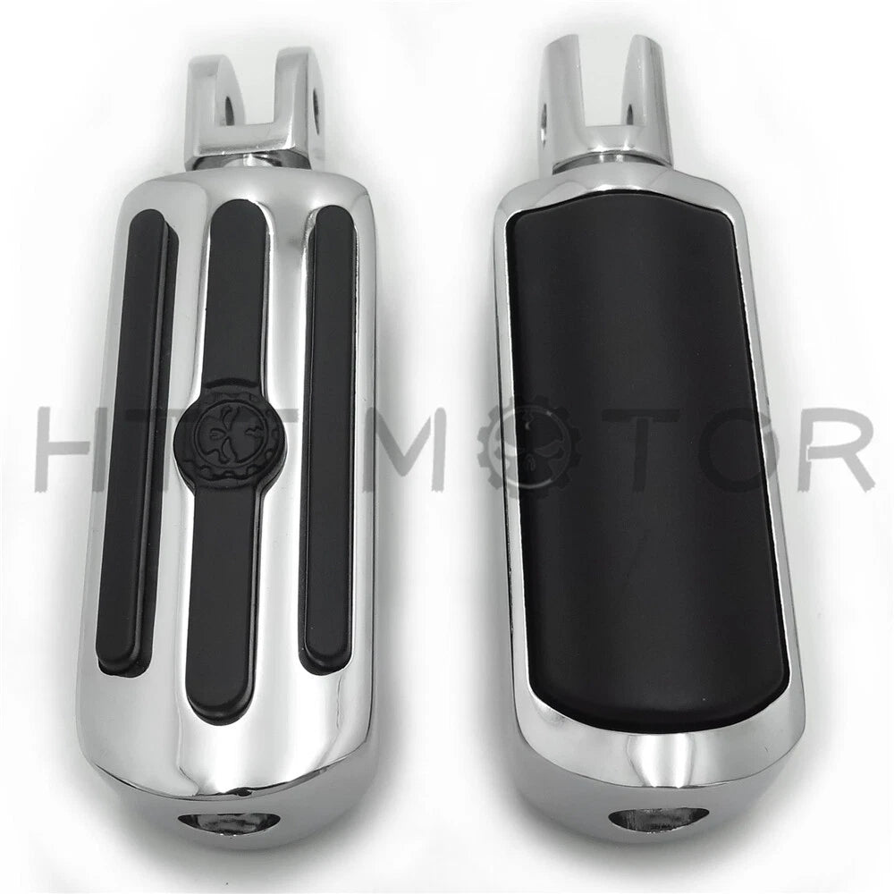 Groove Gear Skull Footpegs for Harley FXBB FXBR FXBRS FXLR (2018–2023)