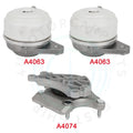 3X Engine Motor & Trans Mount for Mercedes-Benz C300 (2008–2012)
