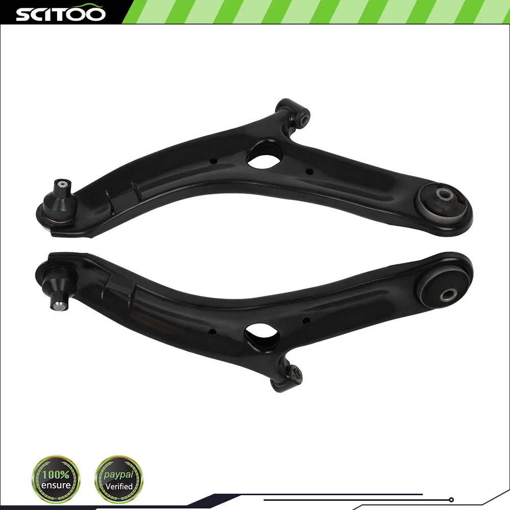 2X Front Lower Suspension Control Arm w/ Ball Joints for Kia Soul (2010–2013)