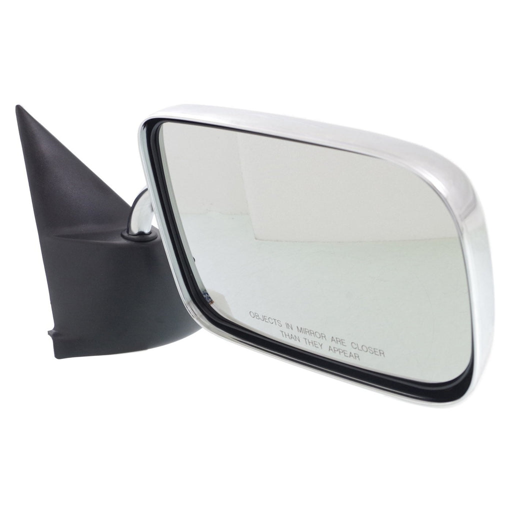Set of 2 Manual Mirrors for Dodge Ram 1500 (1994–2001) Chrome Folding