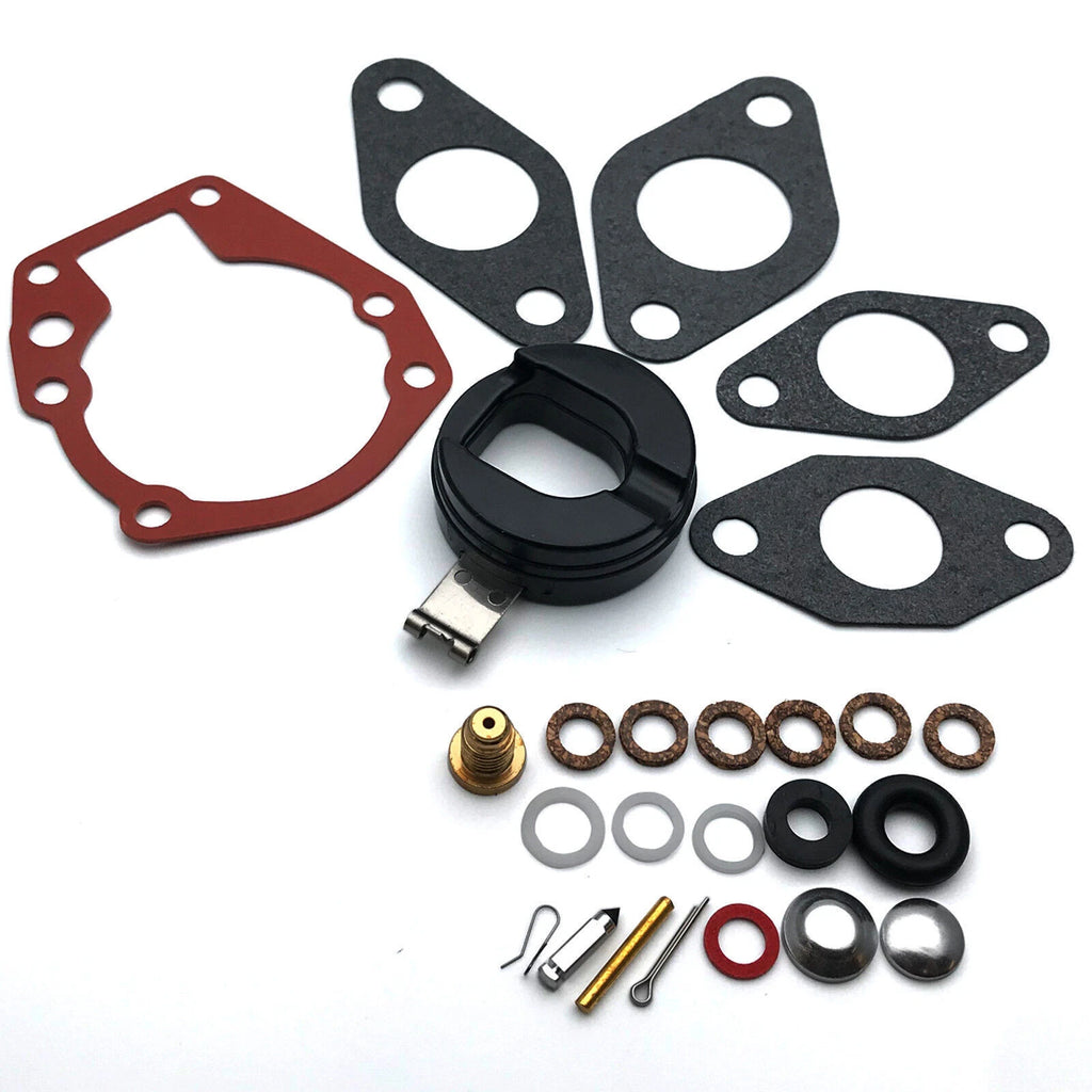 Carburetor Kit w/ Float for Johnson Evinrude 5hp 5.5hp 6hp 7.5hp 10hp 15hp
