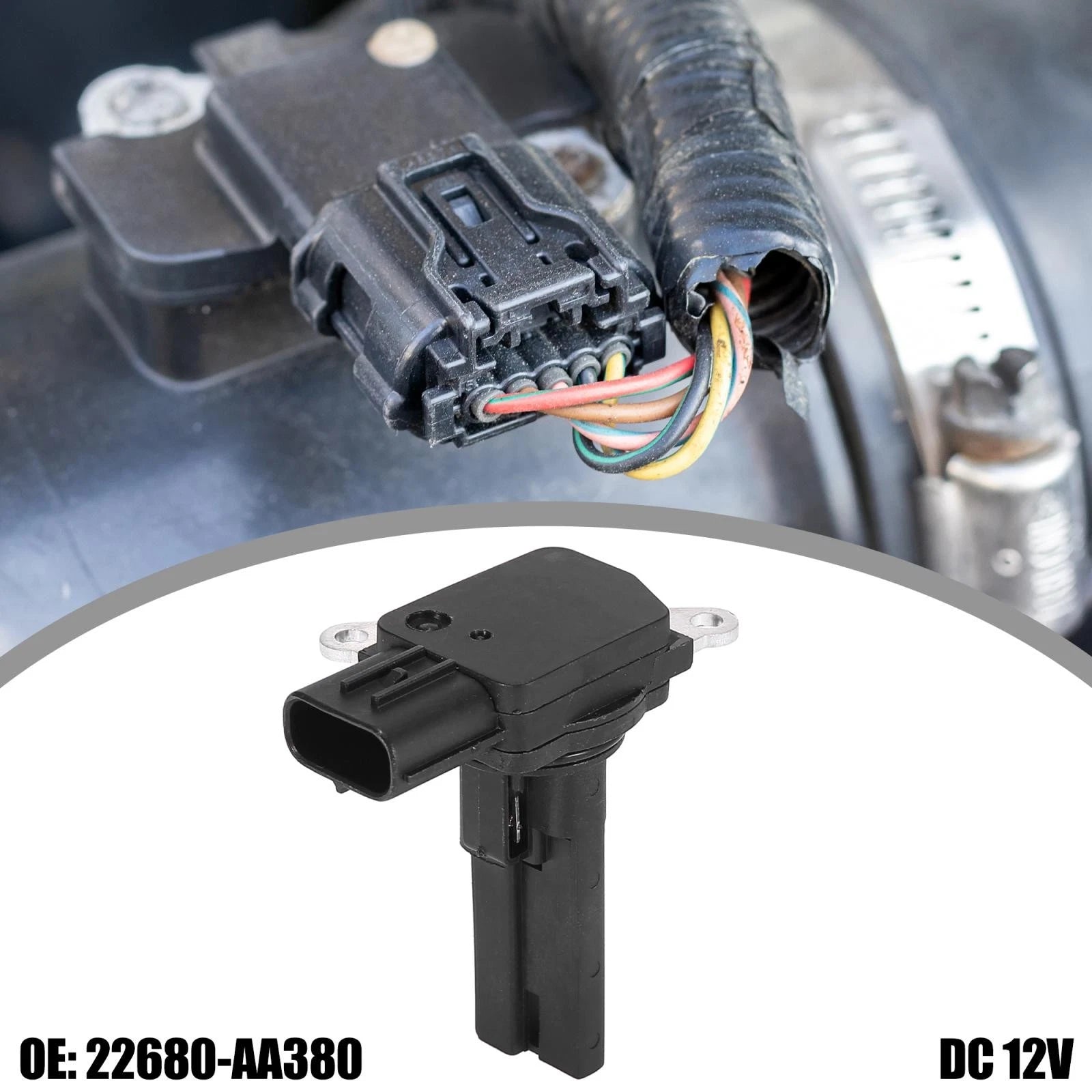 MAF Mass Air Flow Meter Sensor 22680-AA380 for Subaru WRX STI, Impreza 