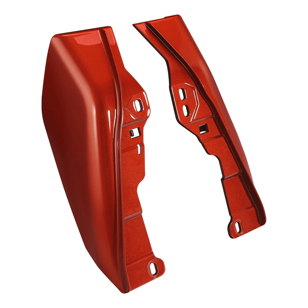 Mid Frame Deflectors for Harley Electra Glide (2009–2024) Sunset Orange