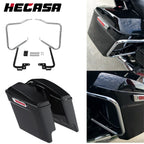 Stretched Saddle Bag Bracket Guard Bar for Harley Touring (2014–2024)