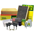Set of 4 Mann Filters & 4 NGK V-Power Spark Plugs for Audi L4