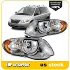 2Pcs Headlight for Chrysler Town & Country (2005–2007)