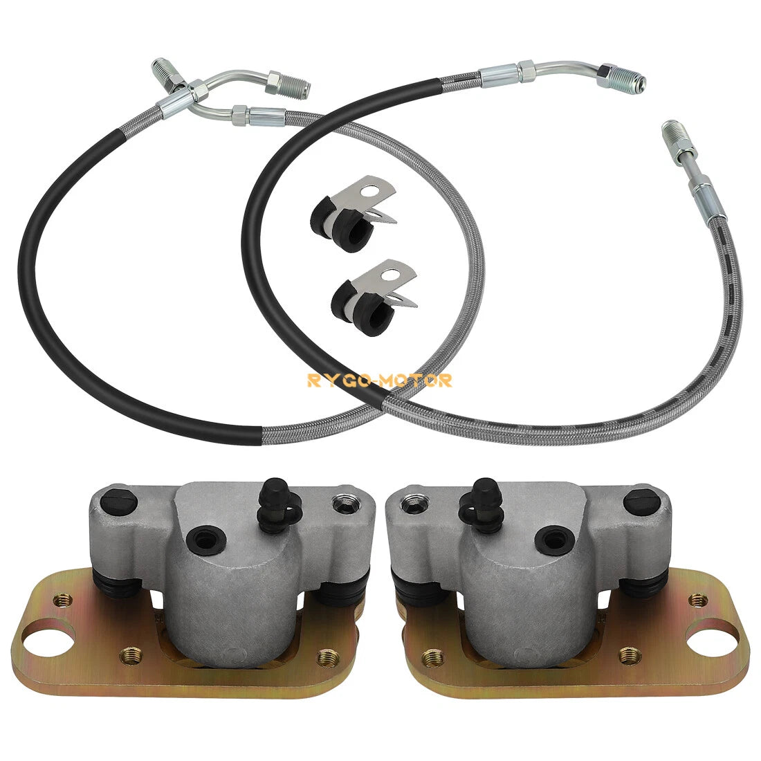 Front Brake Calipers & Hose Lines for Polaris Trail Blazer 250 (1999–2006)