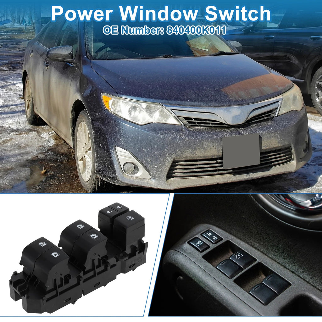 Front Right Power Window Switch for Toyota Camry Avalon (2018–2022) No. 840400K011