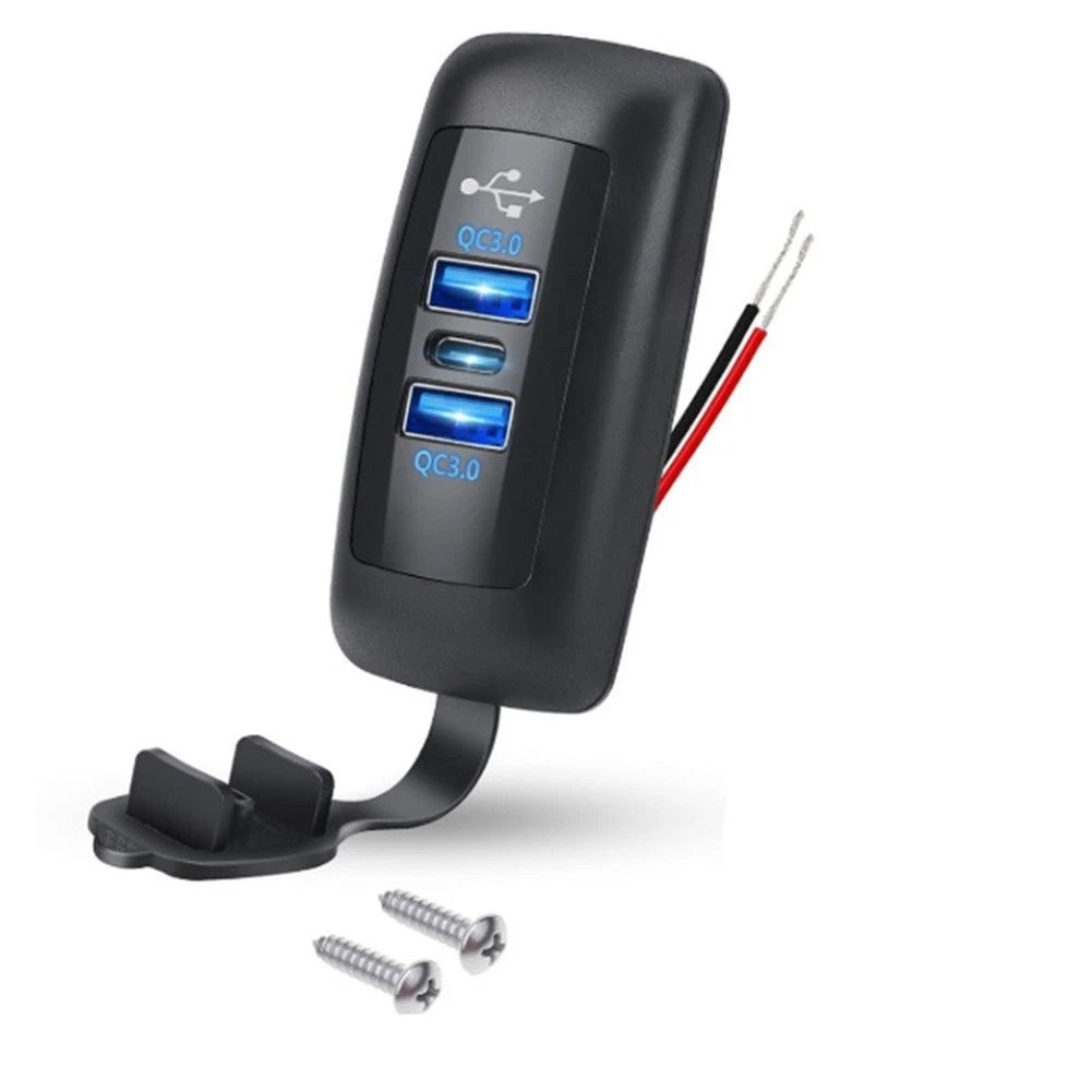 Multi Port USB Power Supply for Cars Buses RVs Boats (12V 24V)