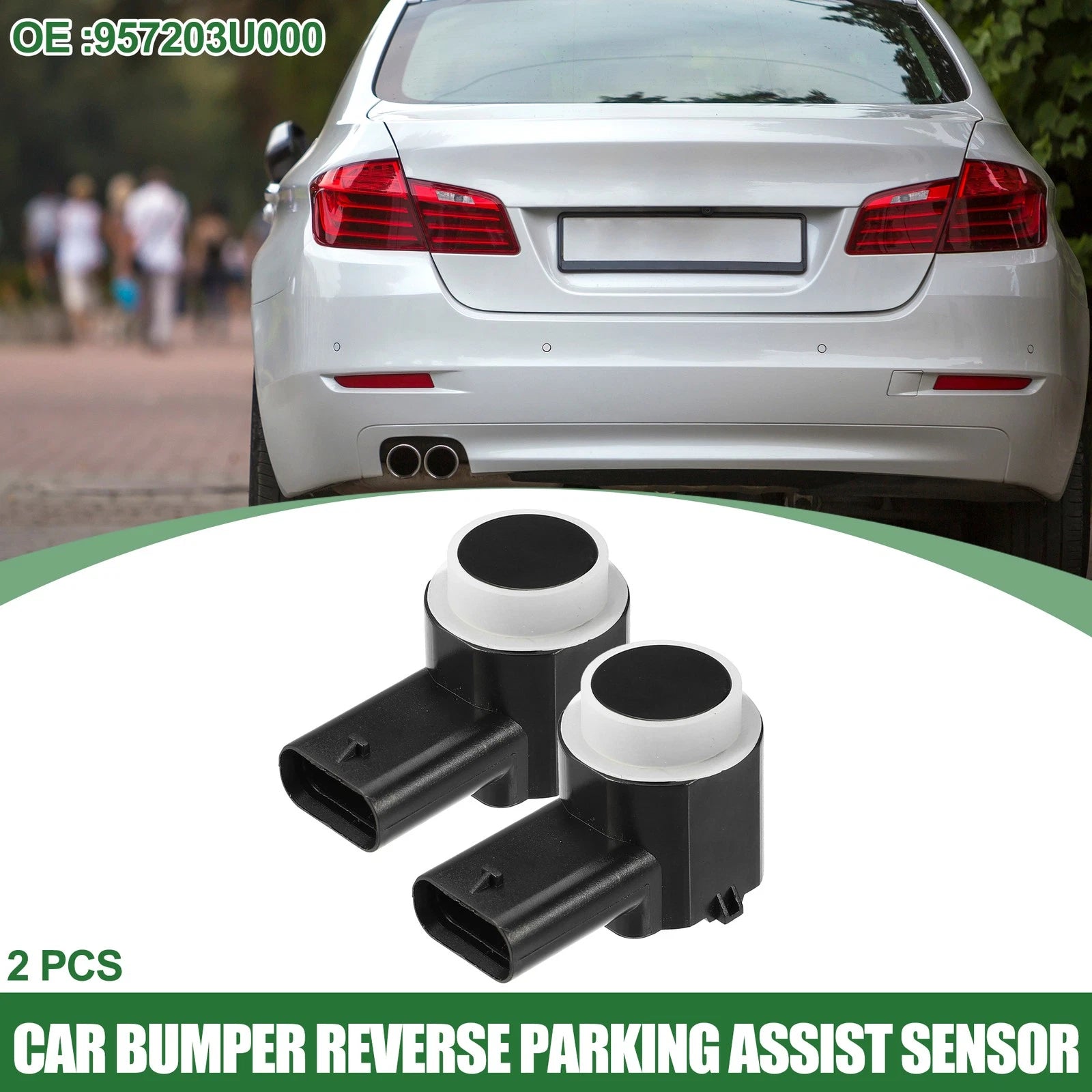2pcs Rear Bumper Park Assist Sensor for Hyundai (1.7L, 2017–2020) No. 957203U000
