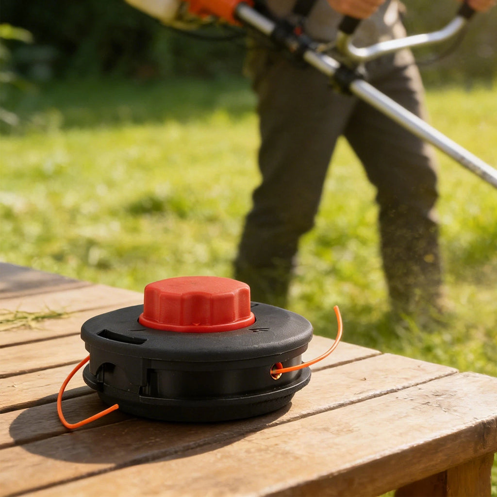 Brush Cutter Mowing Head M10 Thread for (No Rope, Quick Setup)