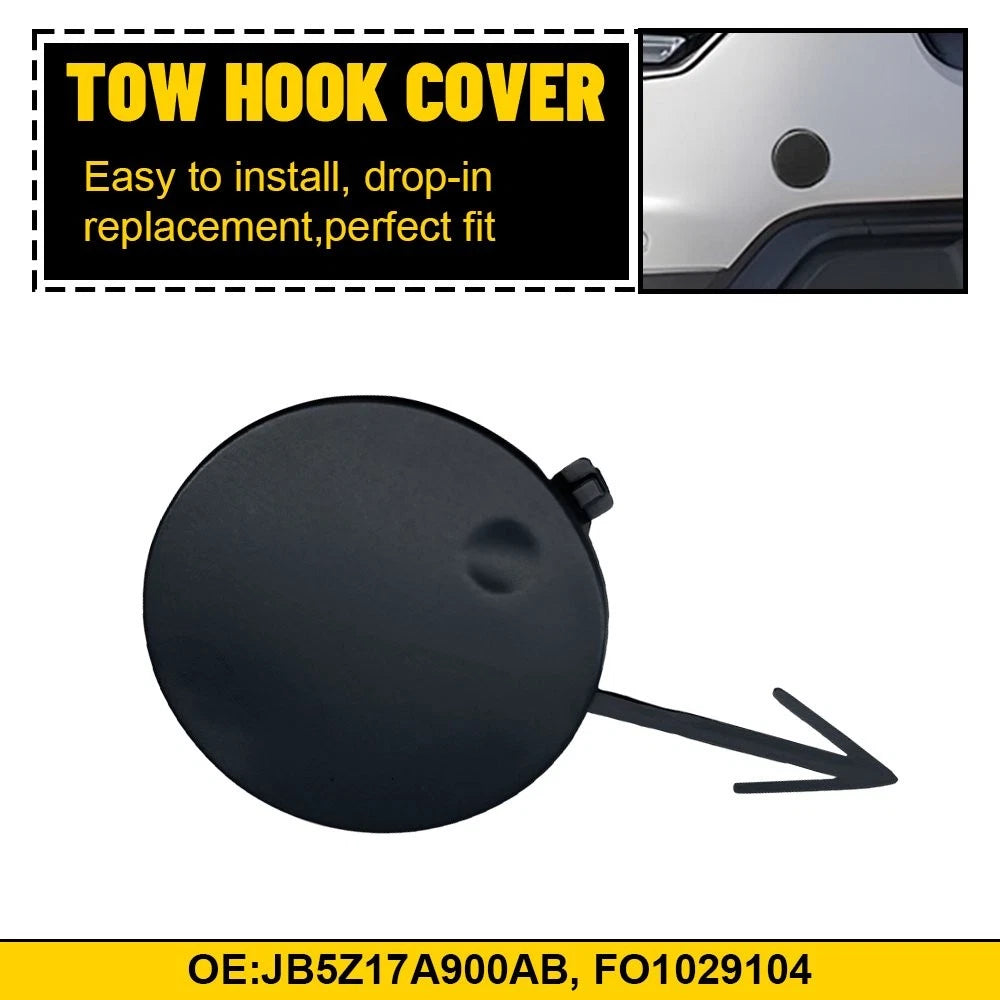 Front Bumper Tow Hook Cover Eye Cap for Ford Explorer (2018–2019) FO1029104