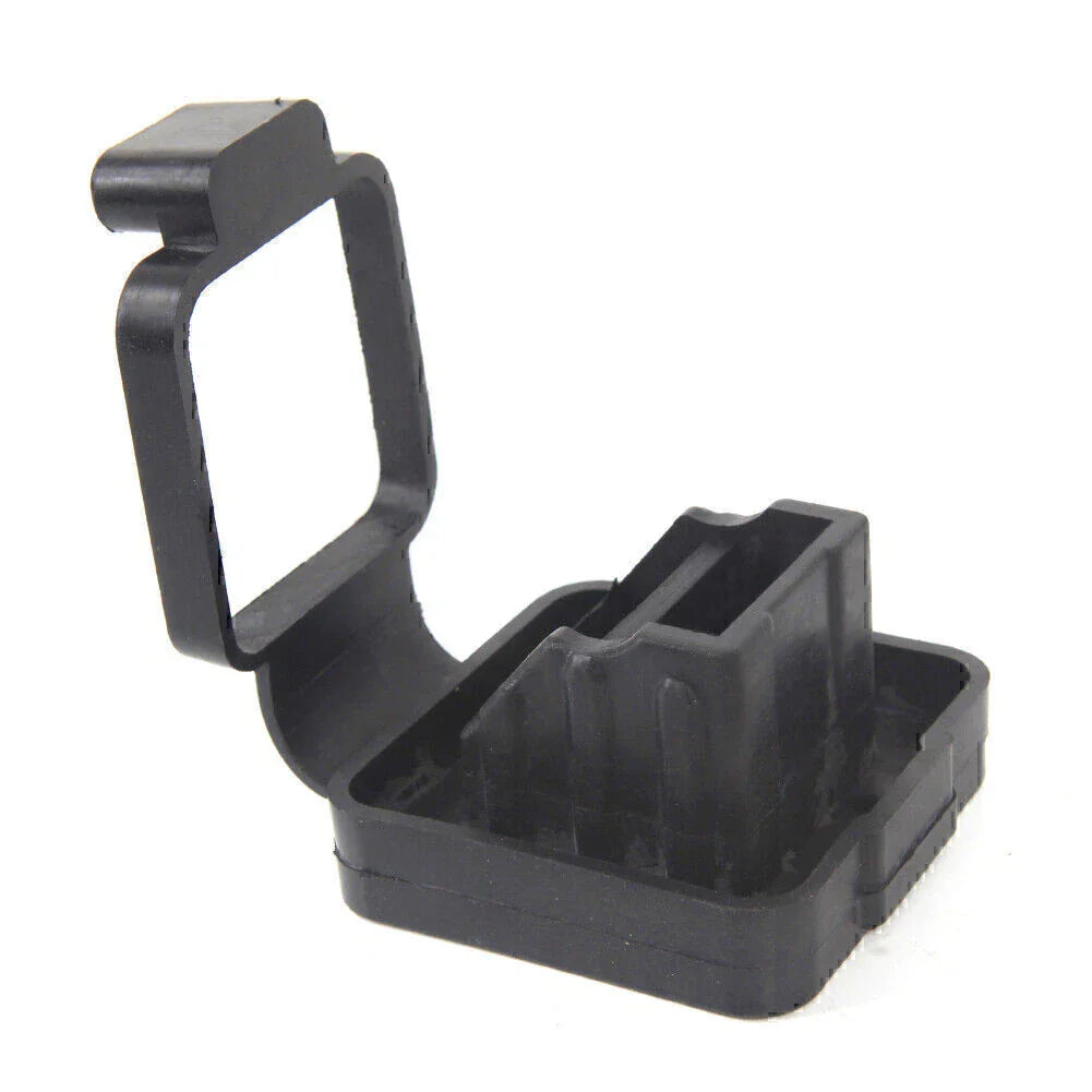 ABS Black Tow Trailer Hitch Cover Plug for Jeep Wrangler JK JL (2007-2023)
