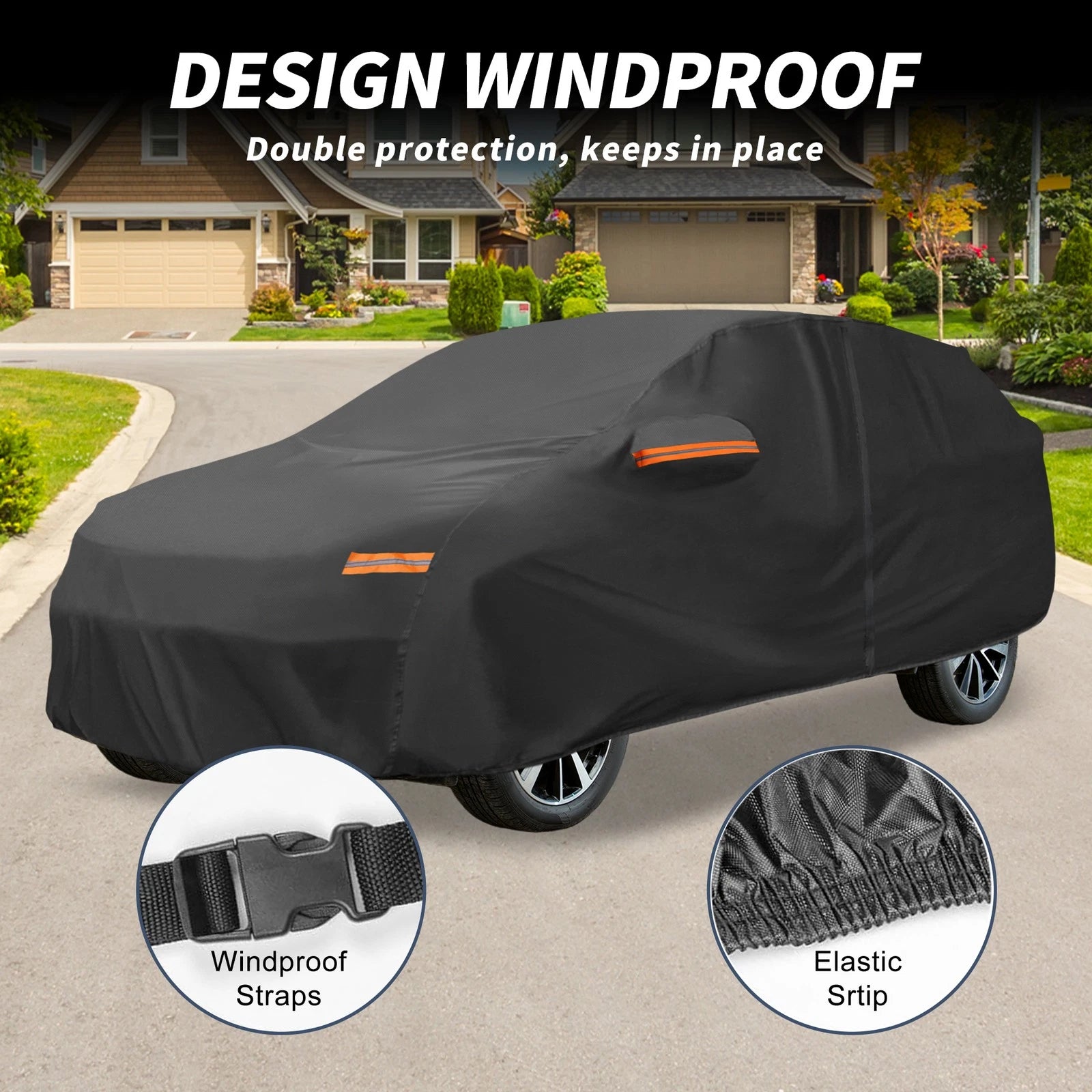 Waterproof 210D-PU Car Cover for Kia Sorento (2016–2023)
