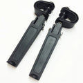 1 1/4" U-Clamp Footpegs for Harley Sportster (2004–2023) Black