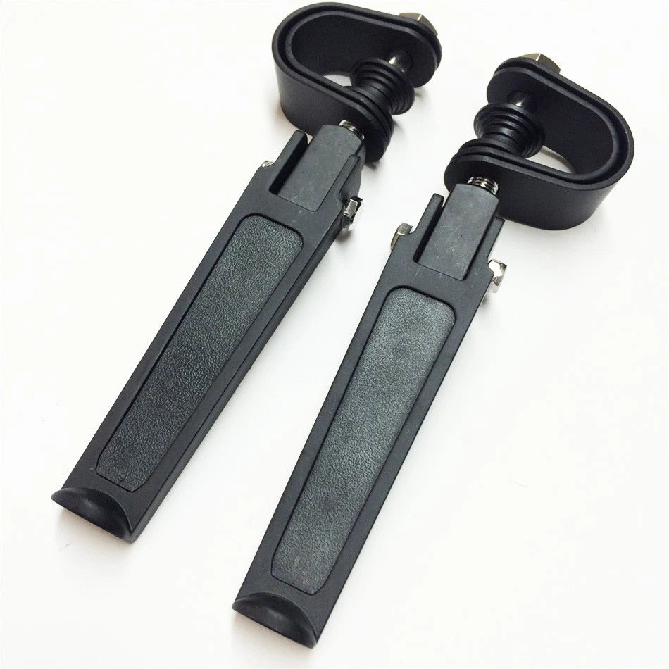 1 1/4" U-Clamp Footpegs for Harley Sportster (2004–2023) Black