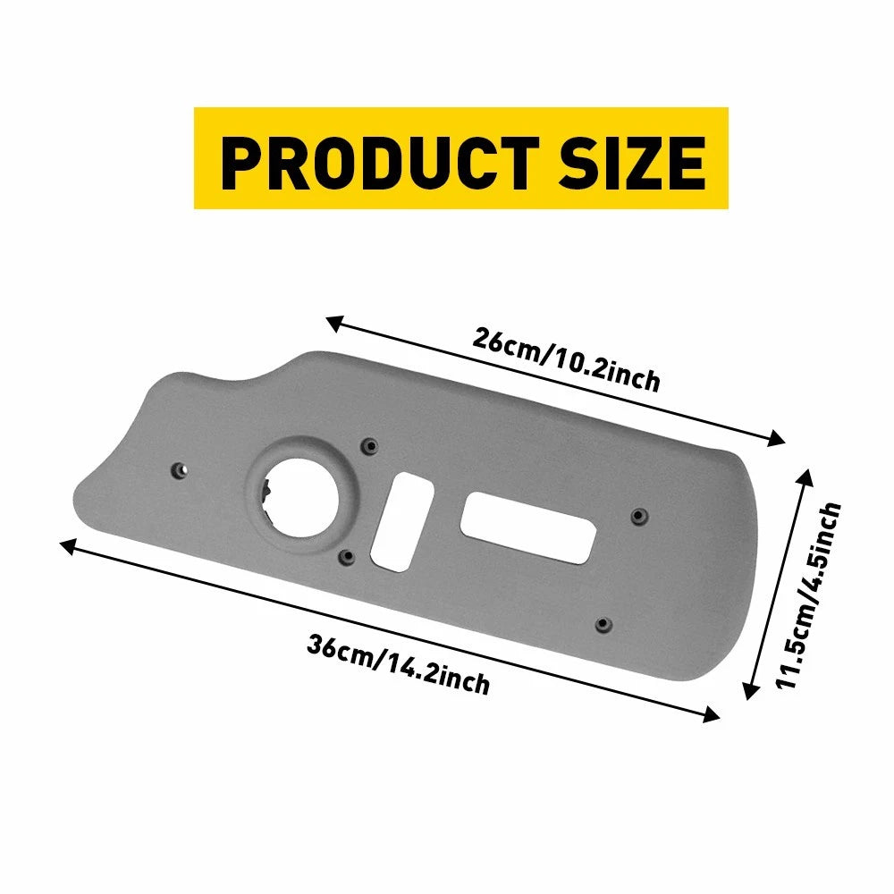 Seat Power Switch Bezel for Cadillac Chevrolet GMC (Neutral Tan, Front Driver Side)