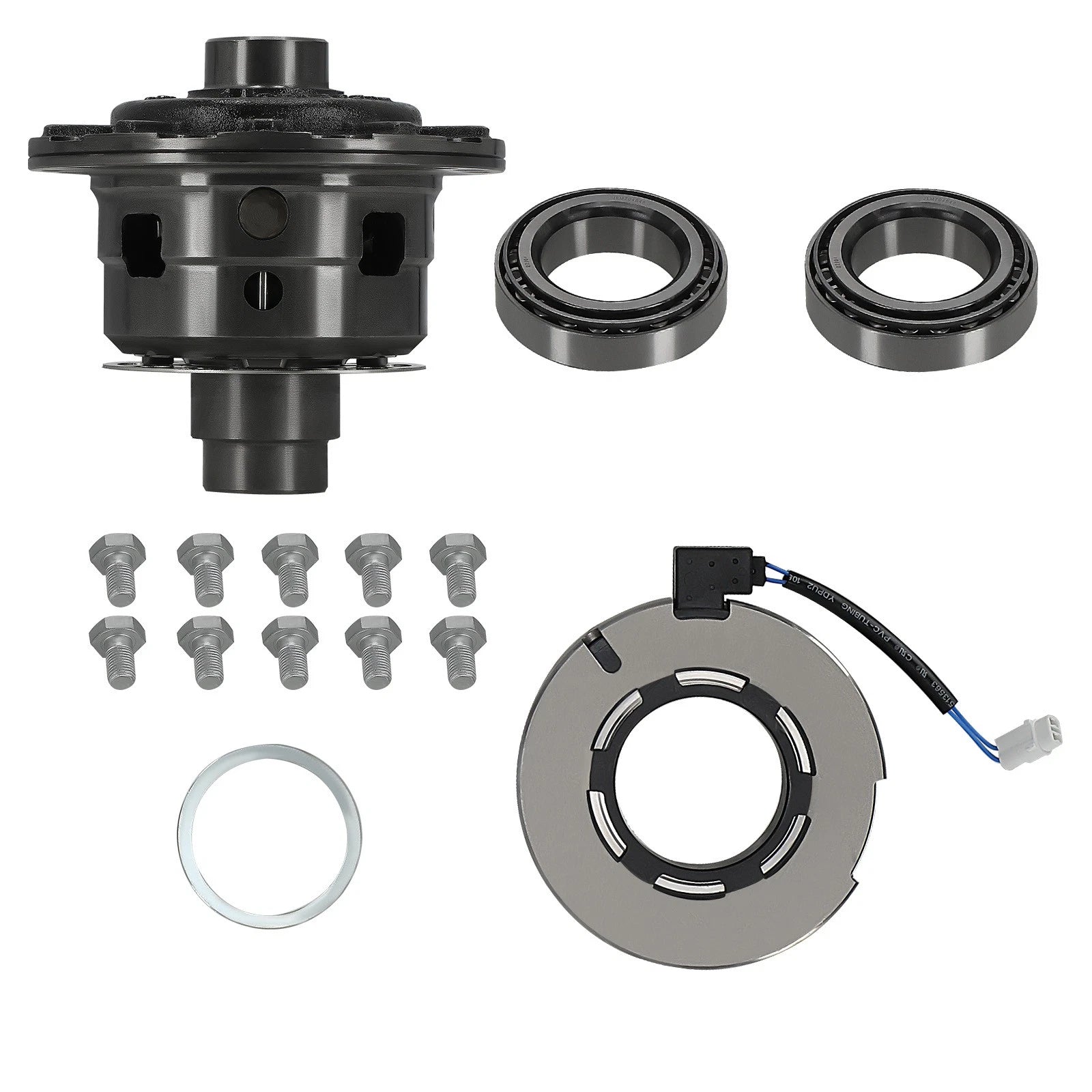 Front Differential Case Kit for Jeep Wrangler 07-18 Dana 44 Alex 4.10 Gear Ratio