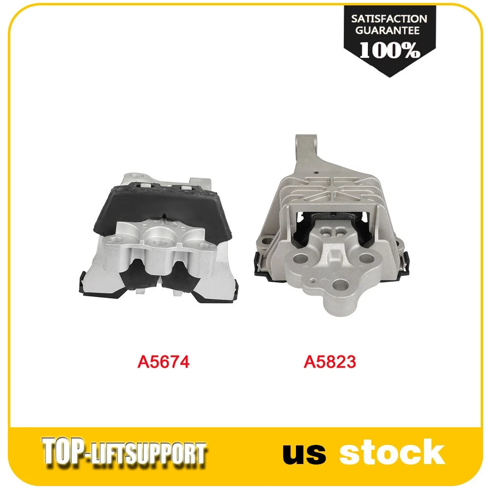 Engine Motor & Transmission Mount Set for Dodge Dart (2013–2016)