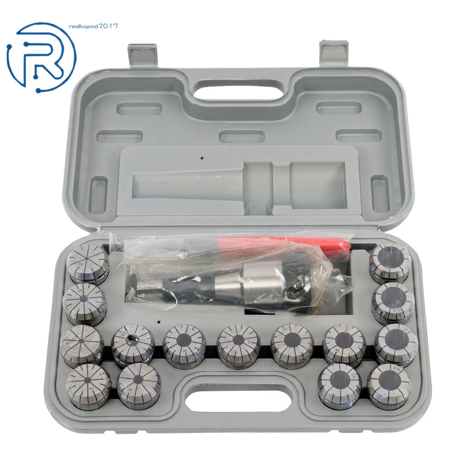 15Pcs R8 Shank ER40 Collet Chuck Set for Milling Drilling Machine
