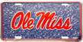 Ole Miss License Plate for University of Mississippi (Football)