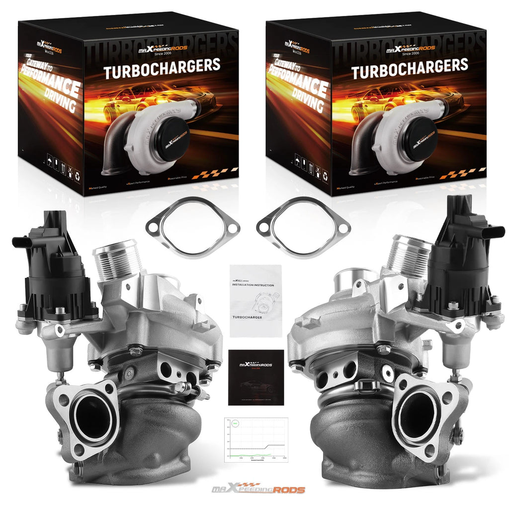 Pair Billet Turbos for Ford F-150, Expedition, Lincoln Navigator 3.5L V6 (2018–2023)