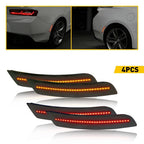Set of 2 LED Bumper Side Marker Lights for Chevy Camaro (2016–2021)