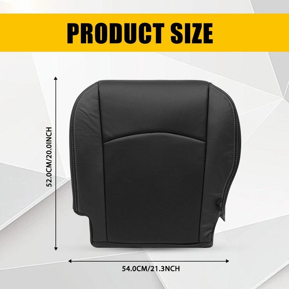 Driver Side Bottom Leather Seat Cover for Dodge Ram 3500 Laramie (2013–2018)