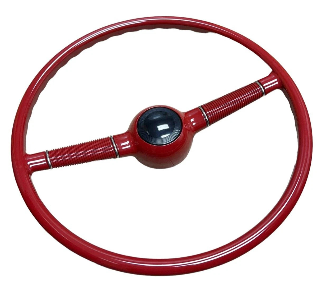 Steering Wheel Horn for 1940 Ford Deluxe Style 16 Inch Gloss Red (1939–1940)
