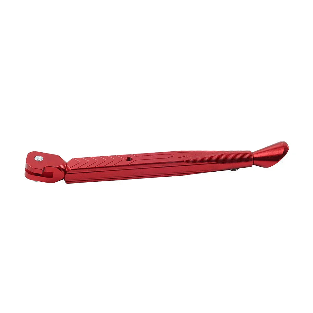 CNC Red Motorcycle Adjustable Kickstand Foot Side Stand Support for Universal