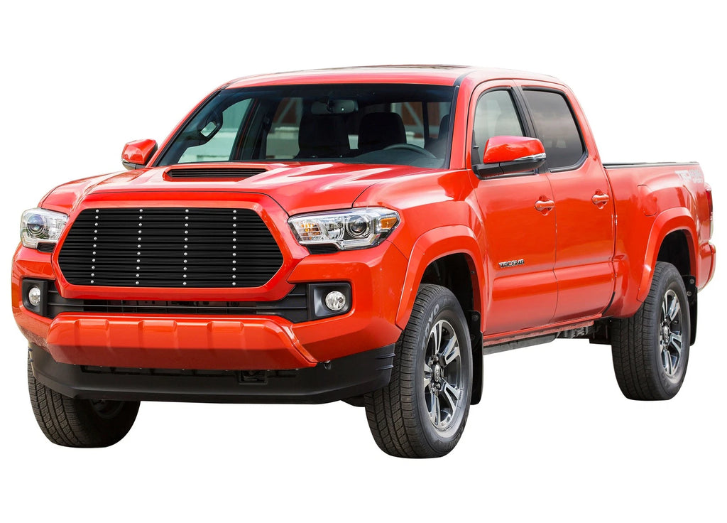 Upper Black Wide Billet Grille for Toyota Tacoma (2016-2017)