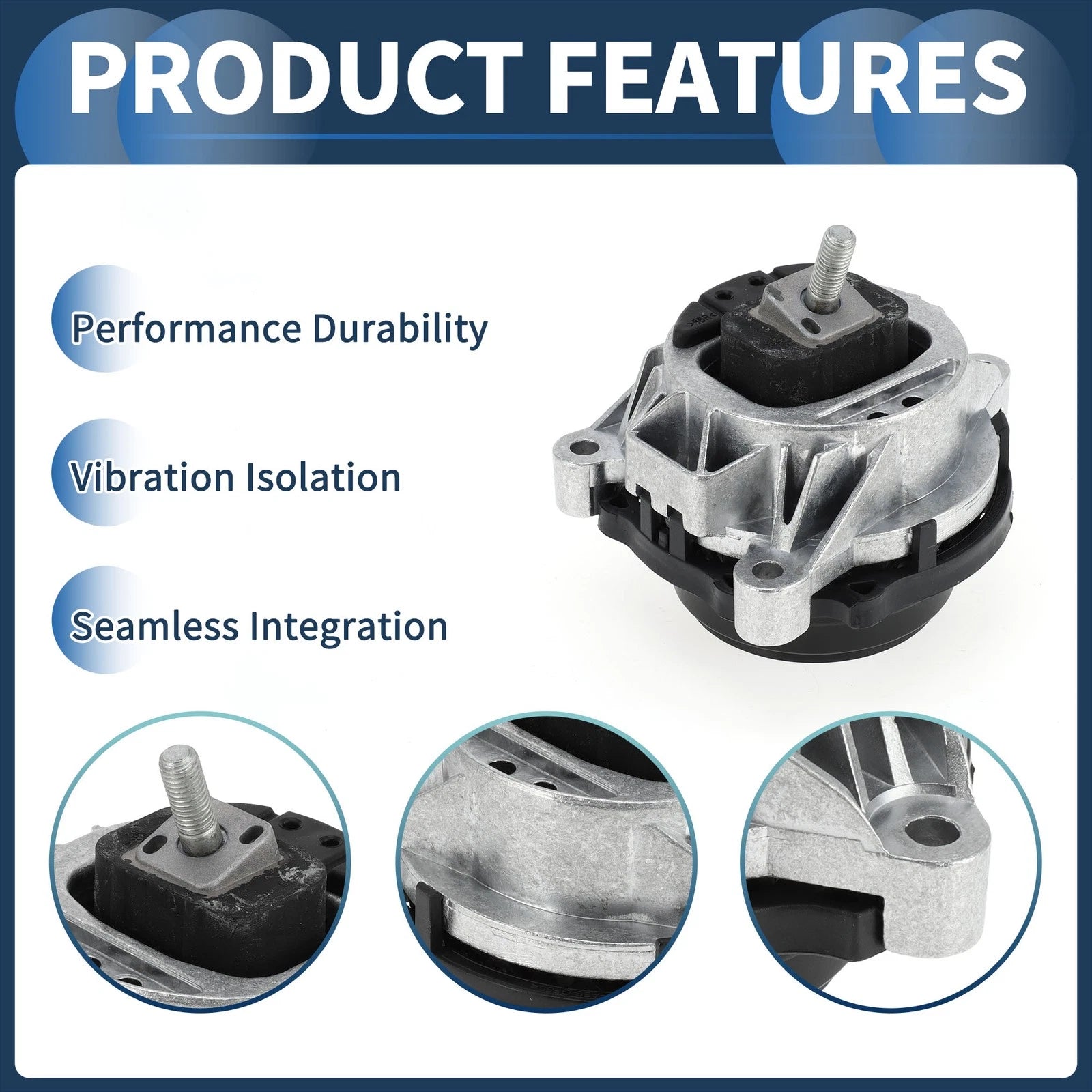 Engine Motor Mount for BMW X3 F25 (2011–2017) 3.0L A/MT 4WD 28i