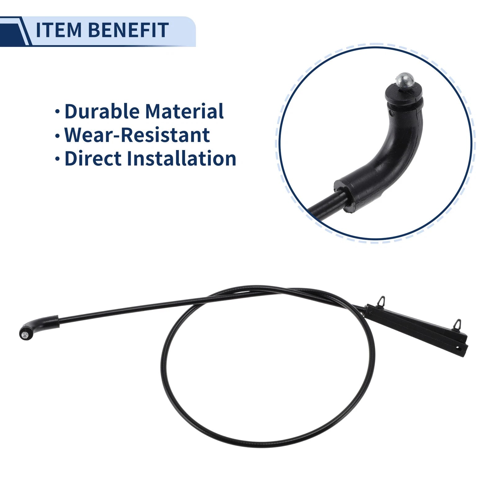 Hood Latch Release Cable for BMW 1 Series E82 E87 (2002–2007) No. 51237060551
