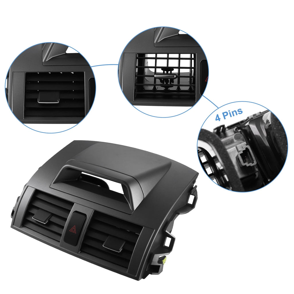 A/C Air Vent Panel for Toyota Corolla (2009–2013) Gray