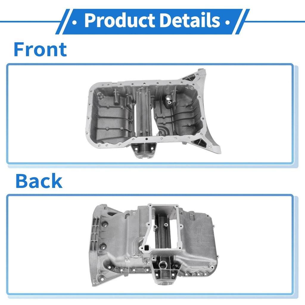 Engine Oil Pan for Mercedes-Benz C230 (2003–2007) A2720143102 Aluminum Alloy