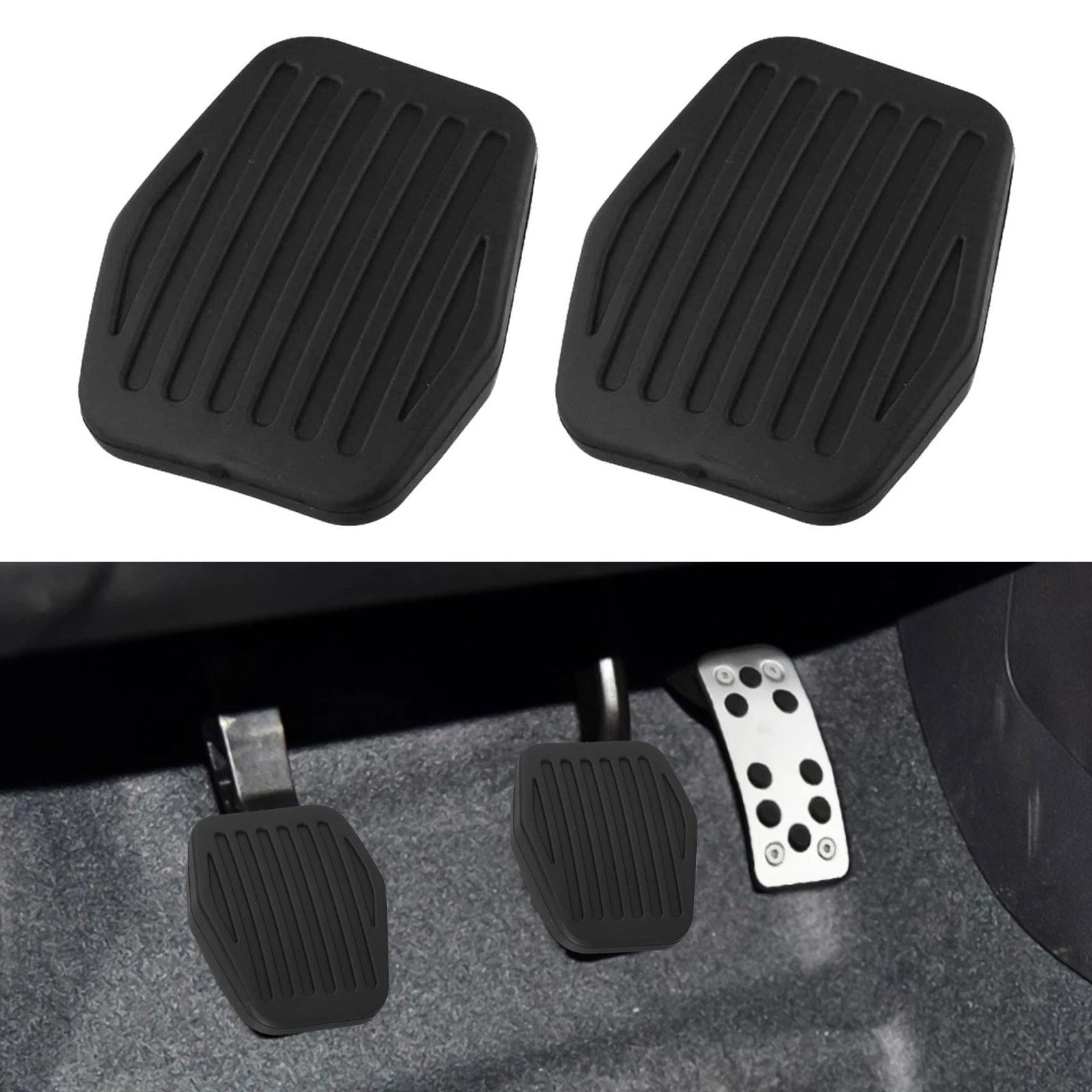 Set of 2 Brake Clutch Pedal Pads for (2022)