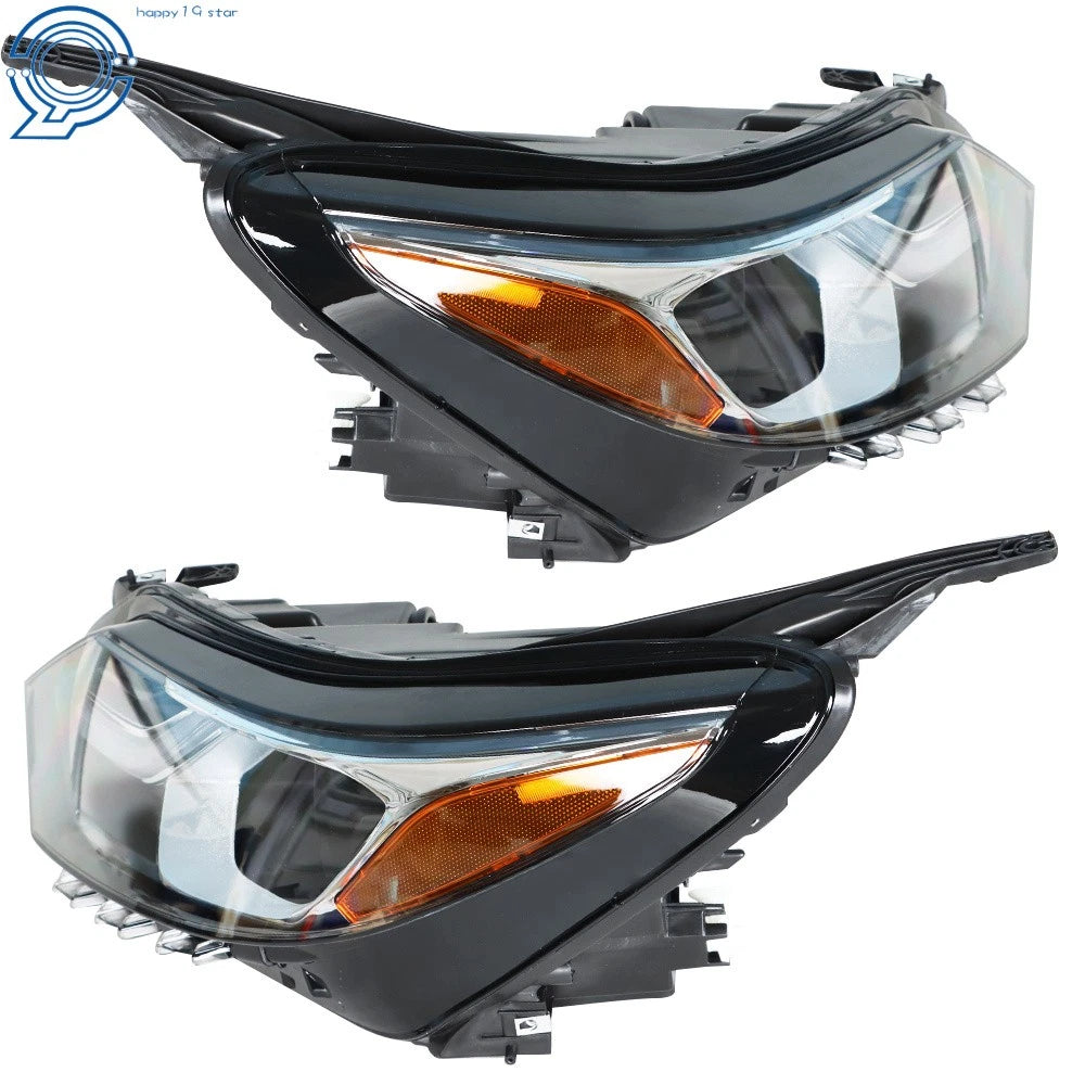 Set of 2 LED DRL Halogen Headlights for Chevrolet Equinox (2018–2020)