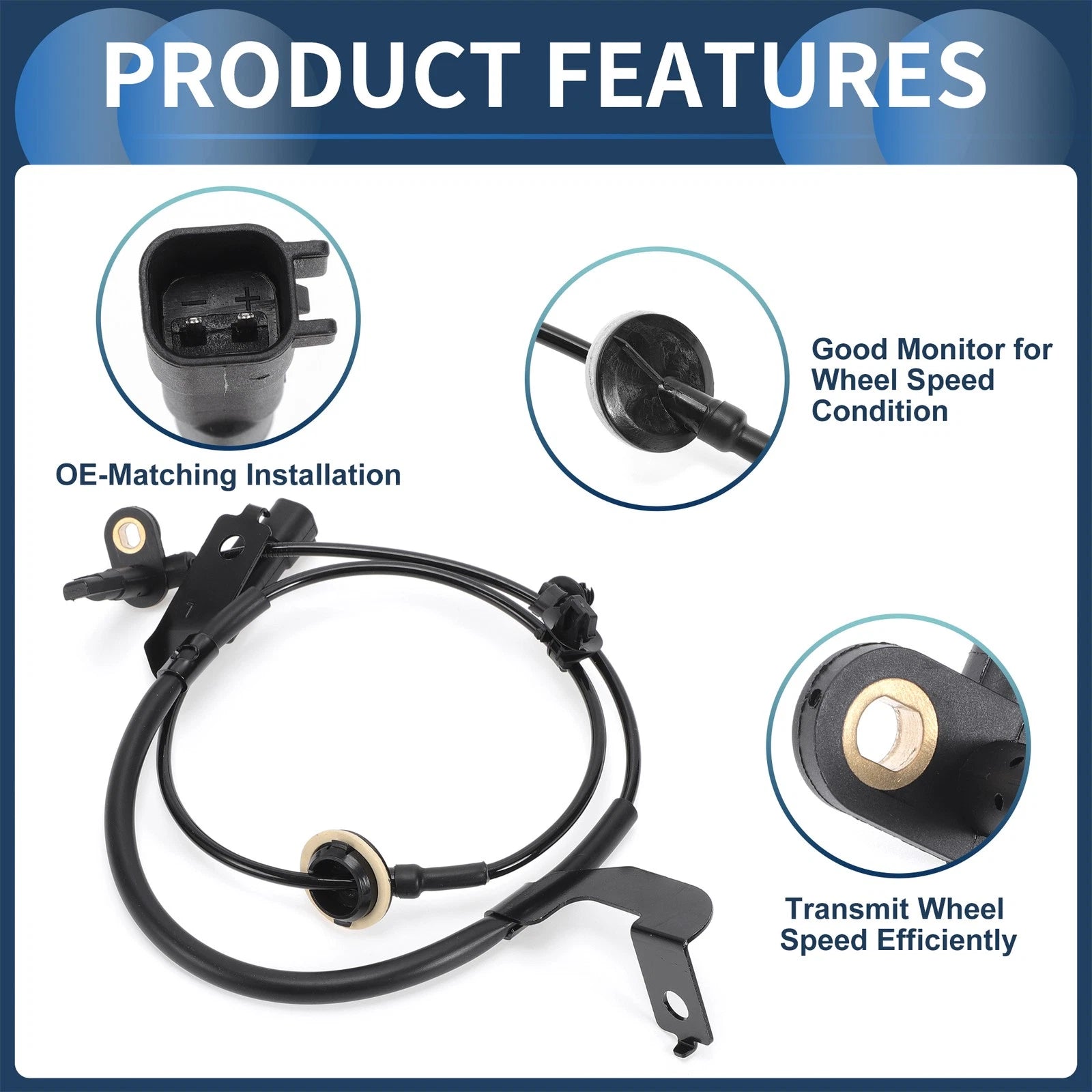 ABS Wheel Speed Sensor No. 05085823AB for Dodge Avenger (2008–2014)