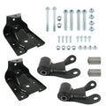 Set of 2 Rearward Leaf Spring Shackles & Brackets for Chevy GMC K2500 (1988–1997)