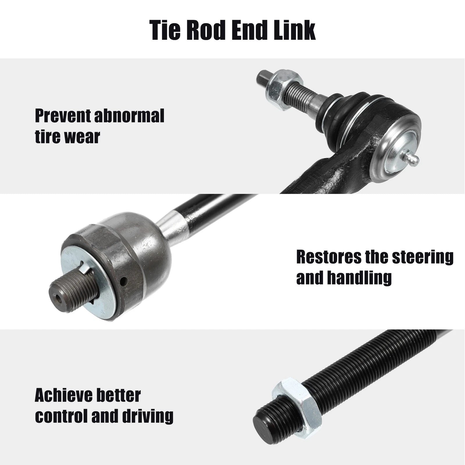 Set of 4 Tie Rod Ends for Dodge Charger 