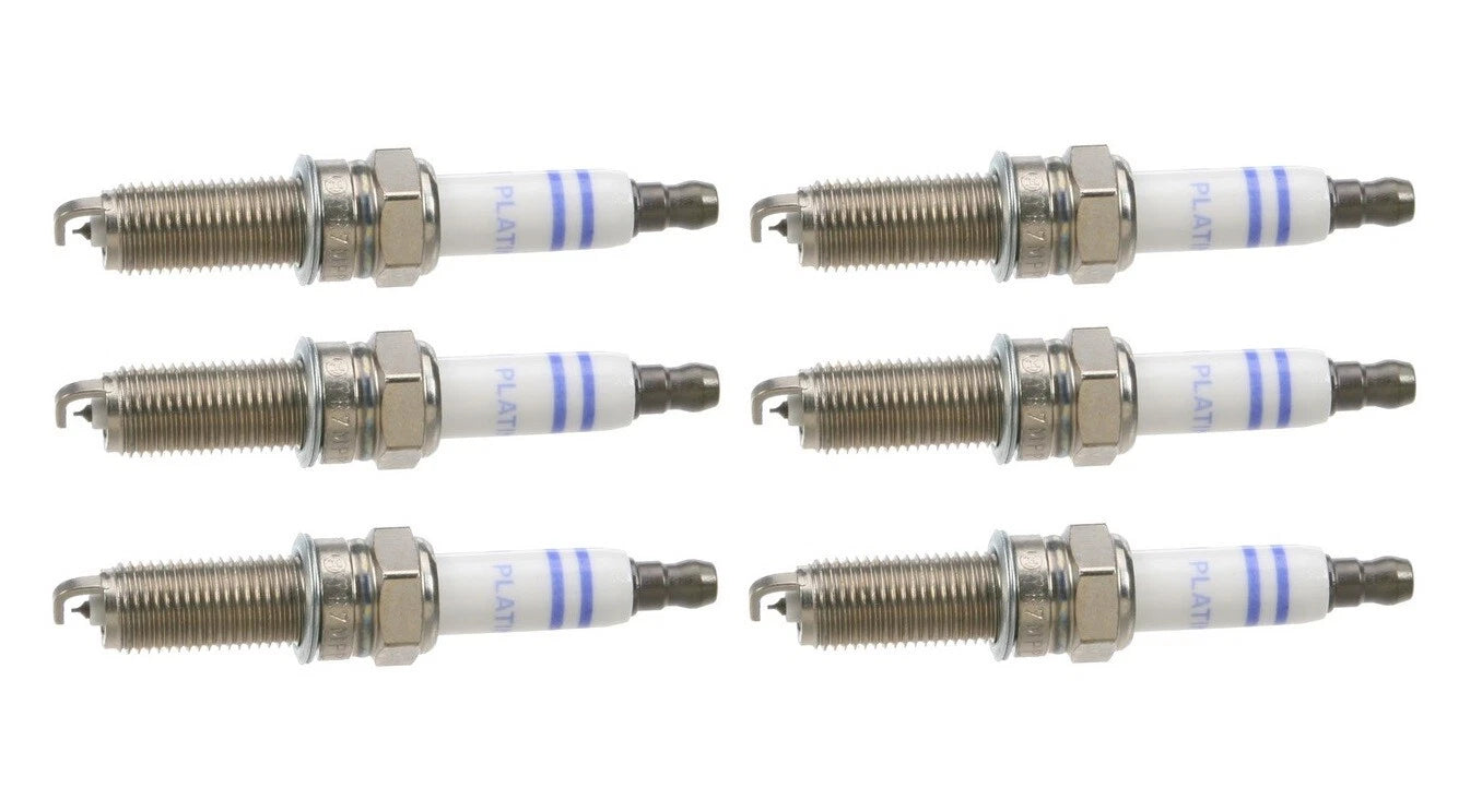 Set of 4 Double Platinum Spark Plugs for Mercedes W203 S203 CL203 W251 W221 V221