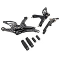 Adjustable Rearset for BMW S1000RR (2019–2024) - Aluminum Black