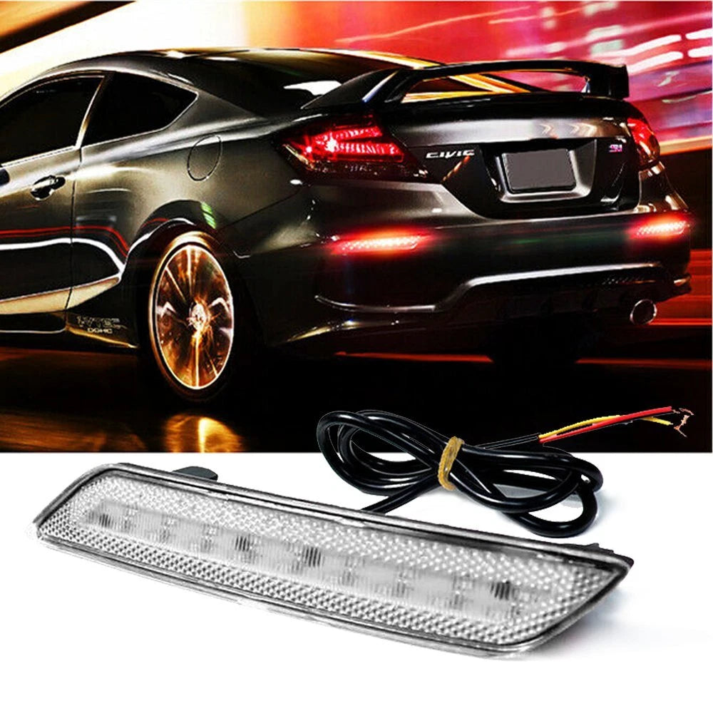 Rear Bumper Reflector Side Marker Light for Honda Civic (2013–2015)
