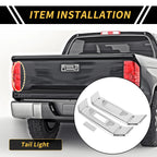 1 Pair Tail Light Lamp Strip Trim for Toyota Tundra (2022–2024)